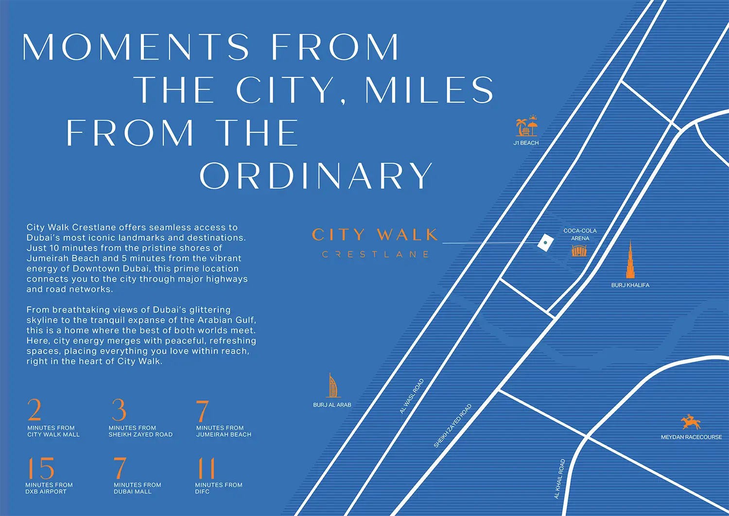 Damac Islands Dubai Location Map