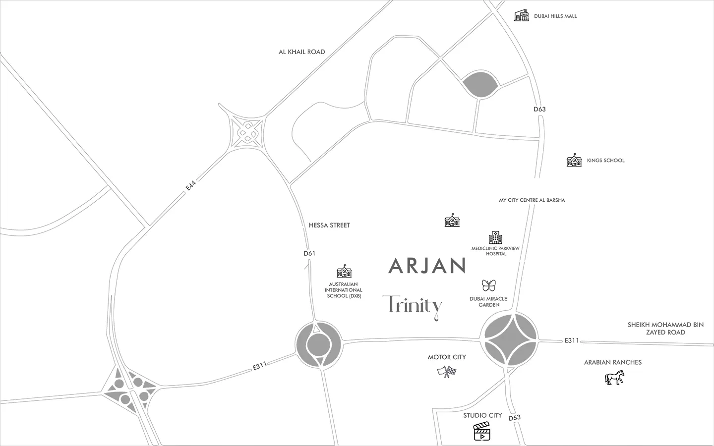 Trinity at Arjan Master Plan