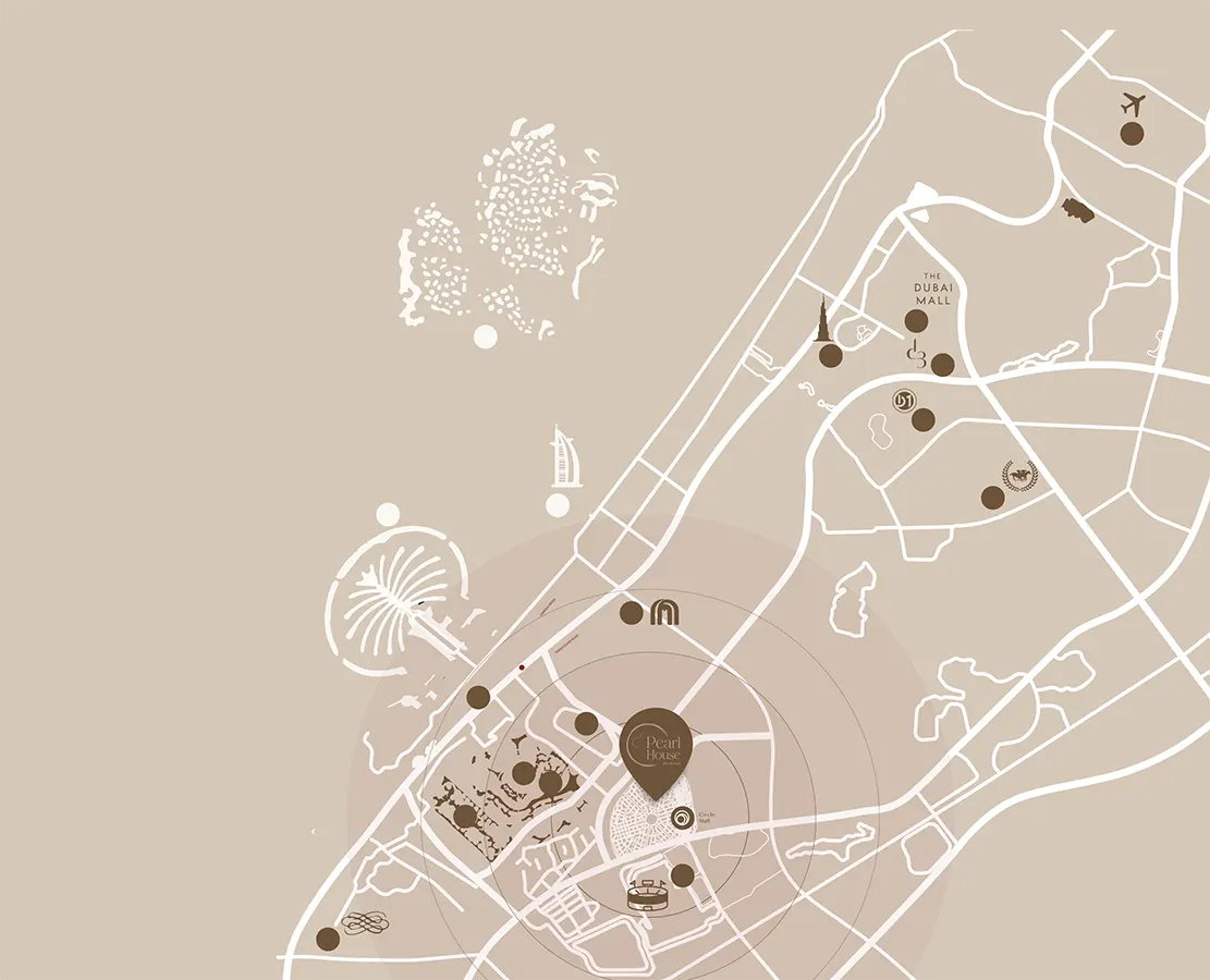 Damac Islands Dubai Location Map