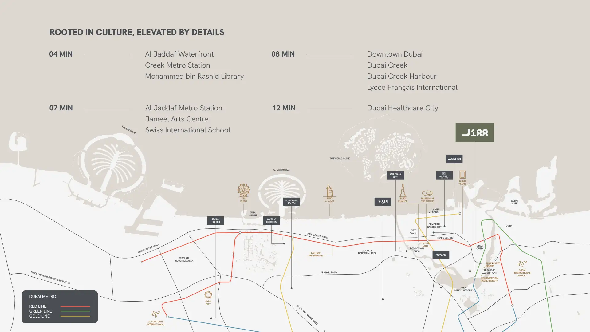 J188 at Al Jadaf Master Plan
