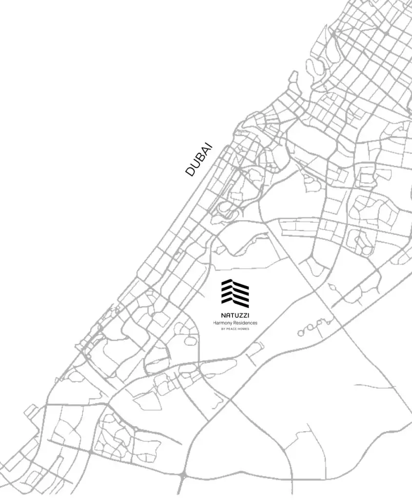 Damac Islands Dubai Location Map
