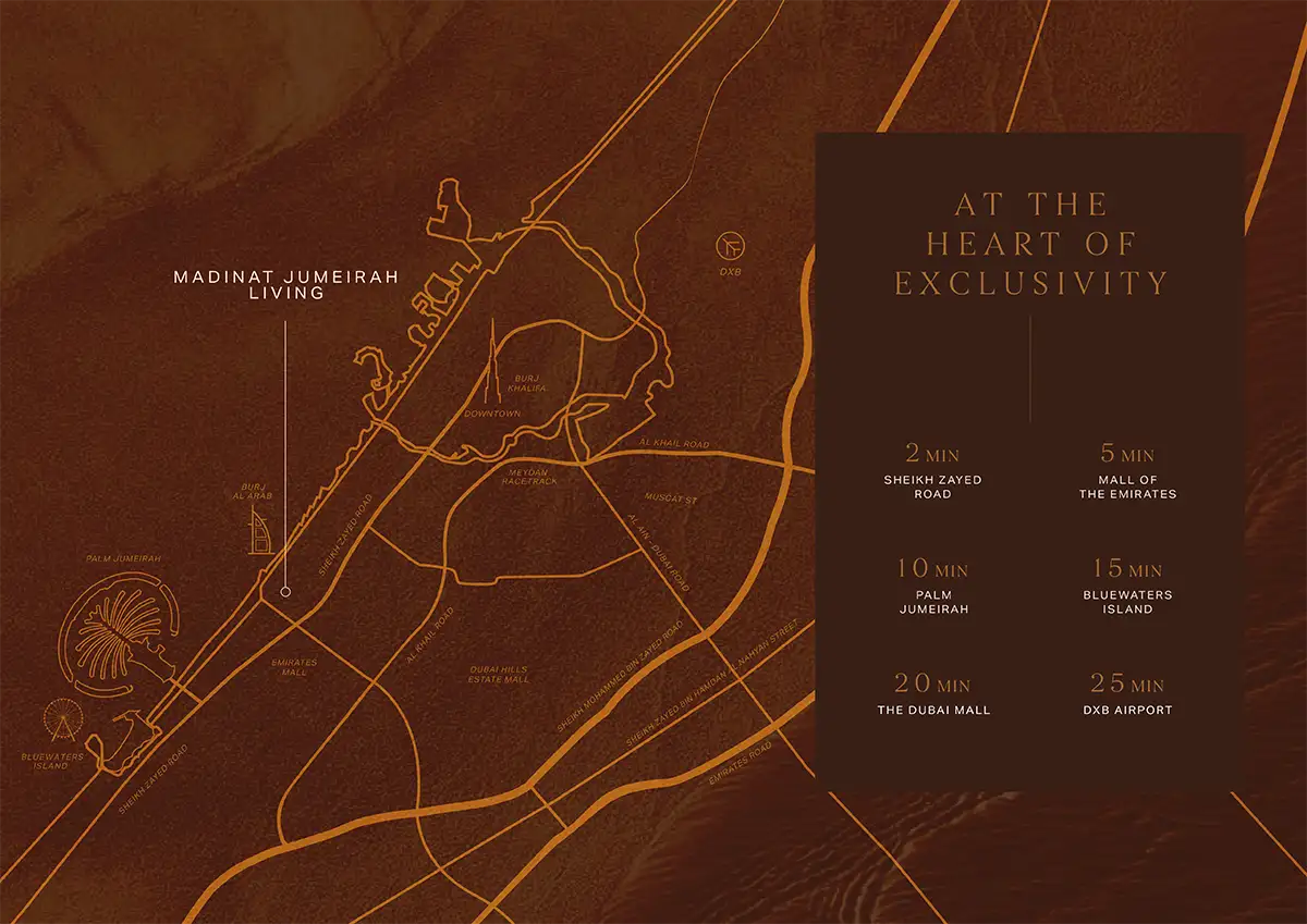 Damac Islands Dubai Location Map