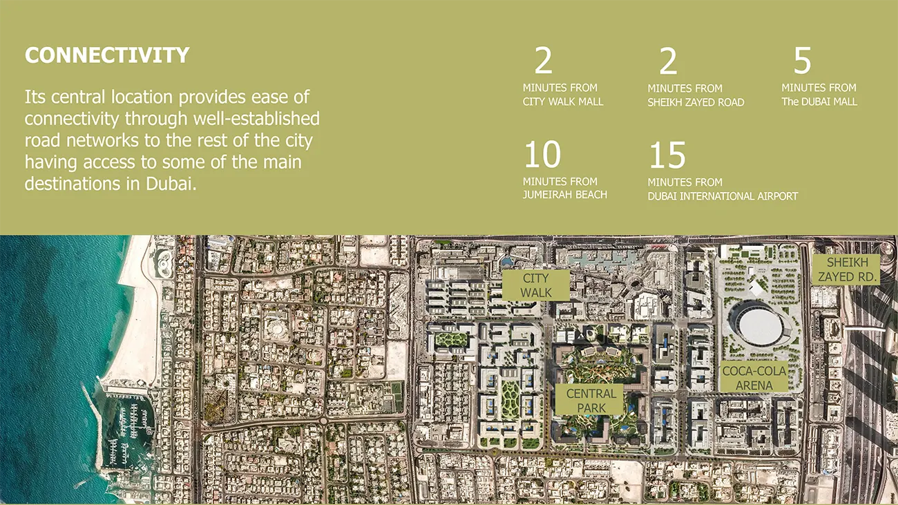 Damac Islands Dubai Location Map