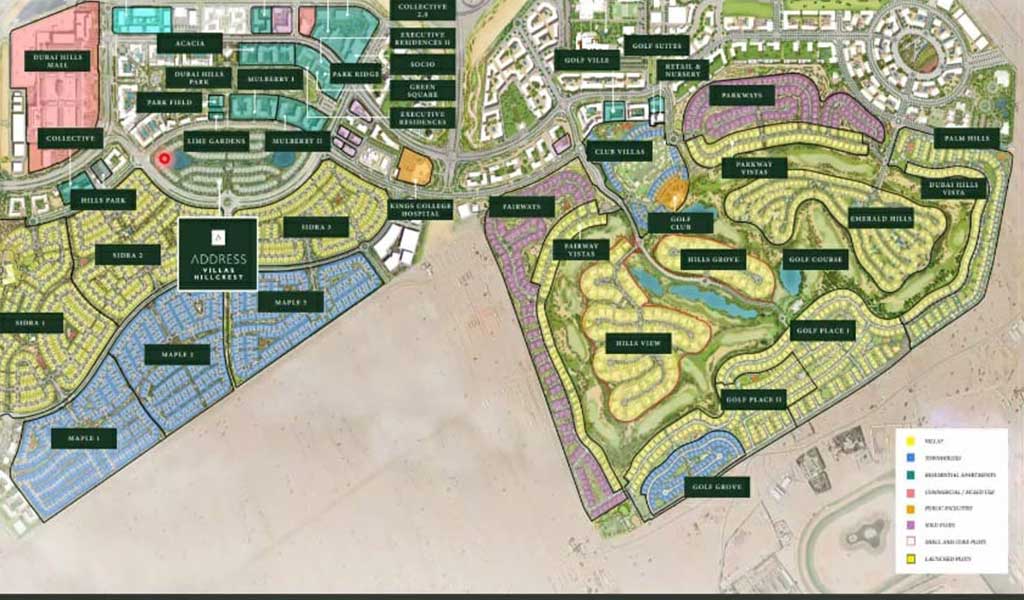 Address Hillcrest Villas Master Plan