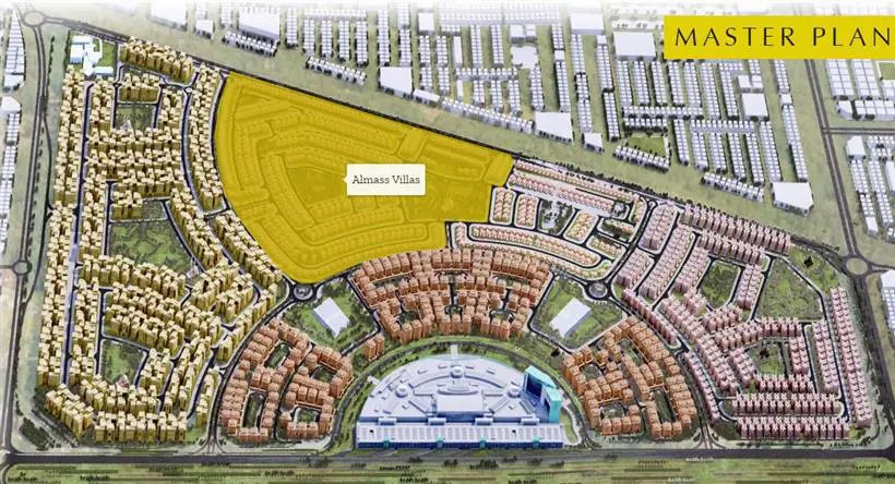 Almass Villas Plots Master Plan