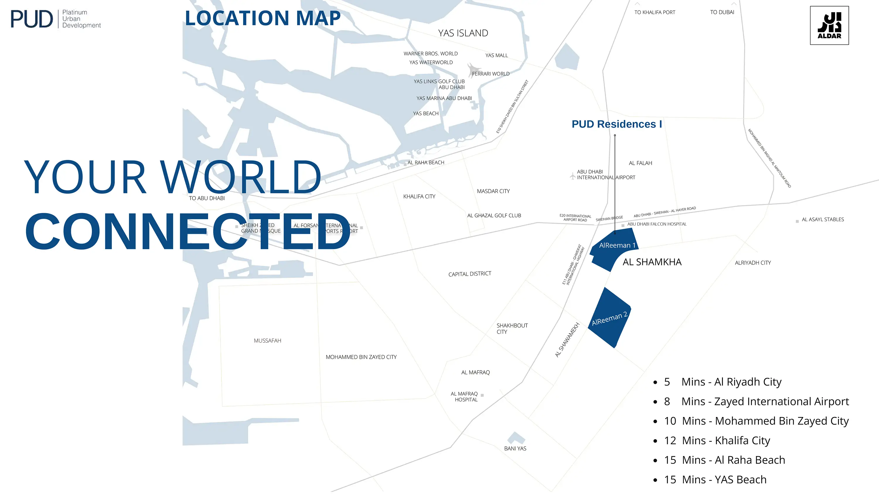Damac Islands Dubai Location Map