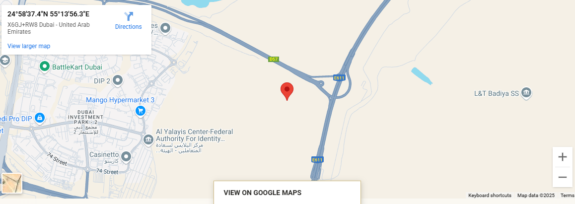 Damac Islands Dubai Location Map