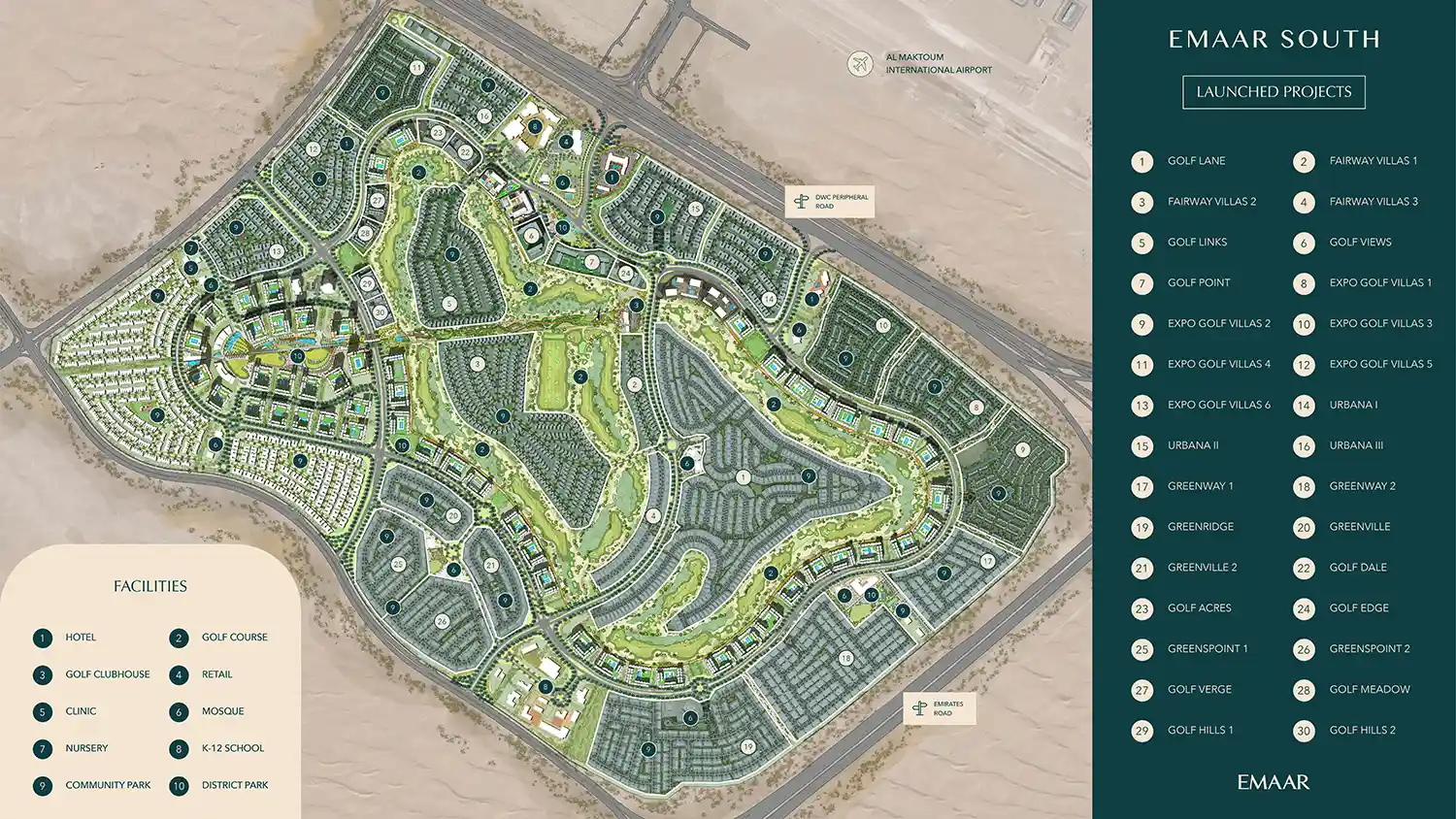 Golf Hills 2 at Emaar South Master Plan