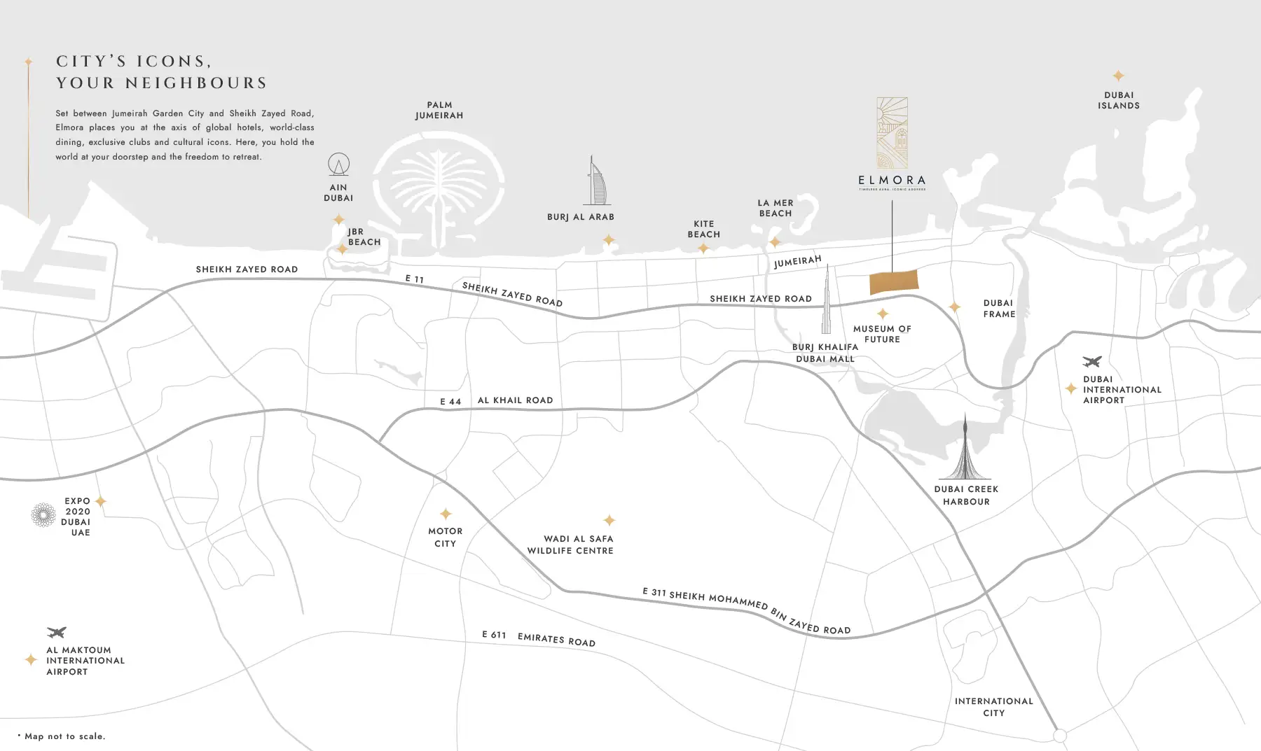 Elmora at Jumeirah Garden City Master Plan