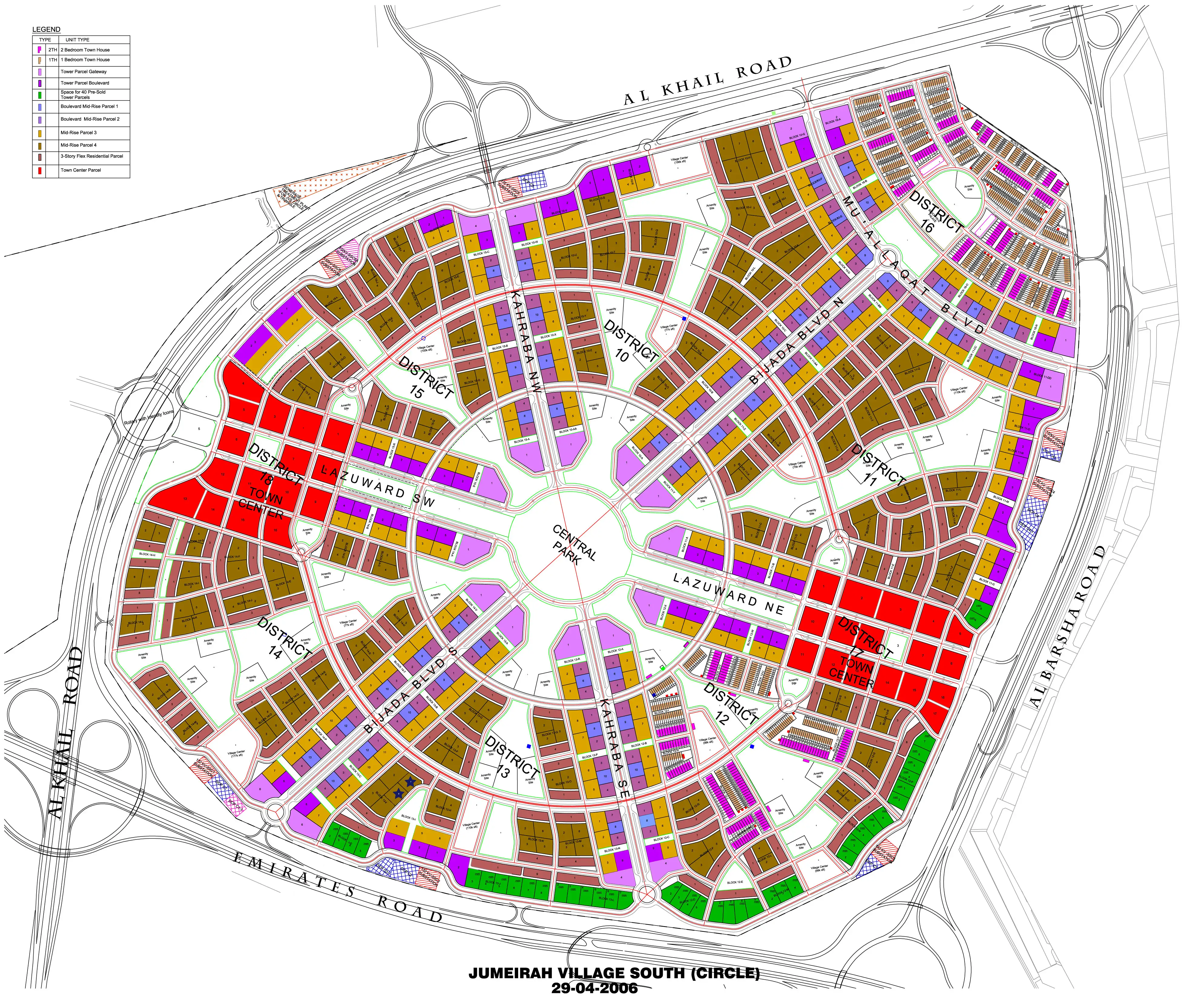Beverly Park at JVC Master Plan