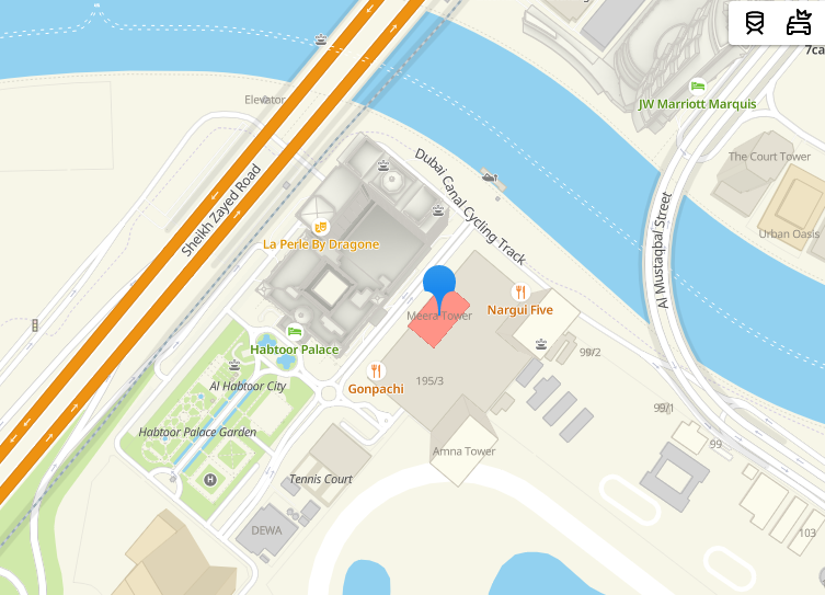 Damac Islands Dubai Location Map