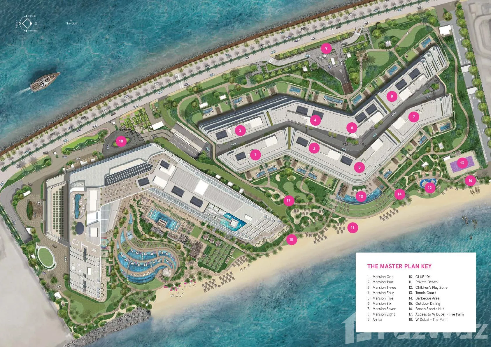W Residences at Dubai Harbour Master Plan
