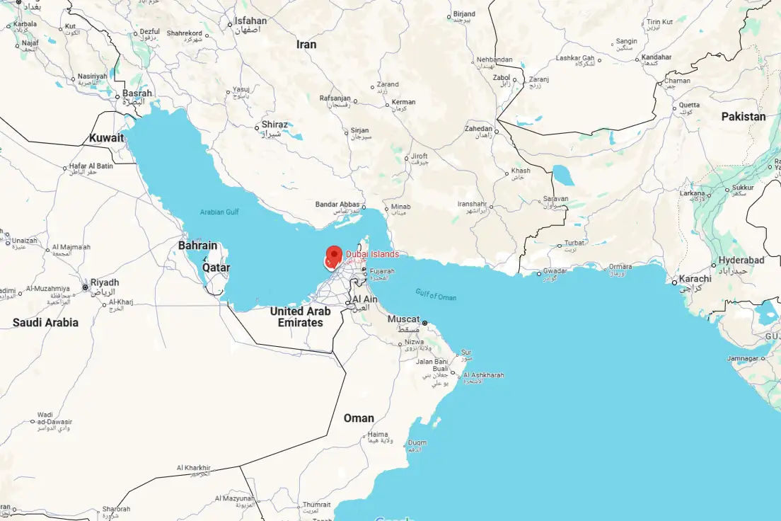 Damac Islands Dubai Location Map