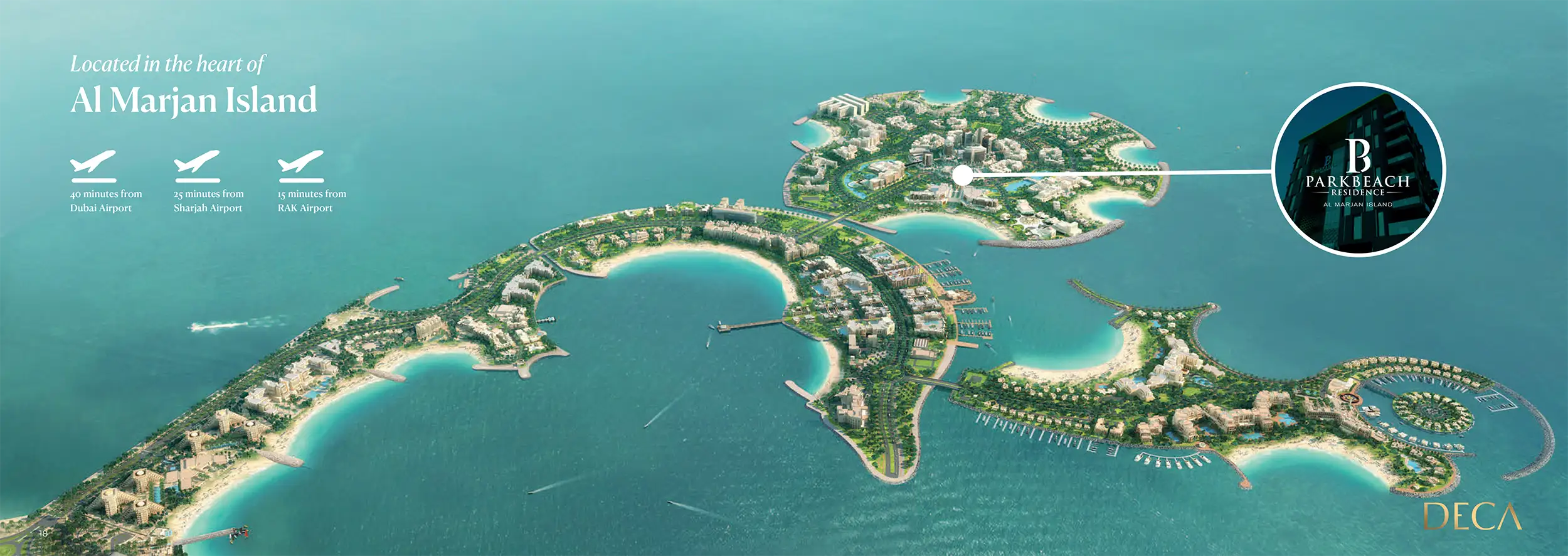 Damac Islands Dubai Location Map