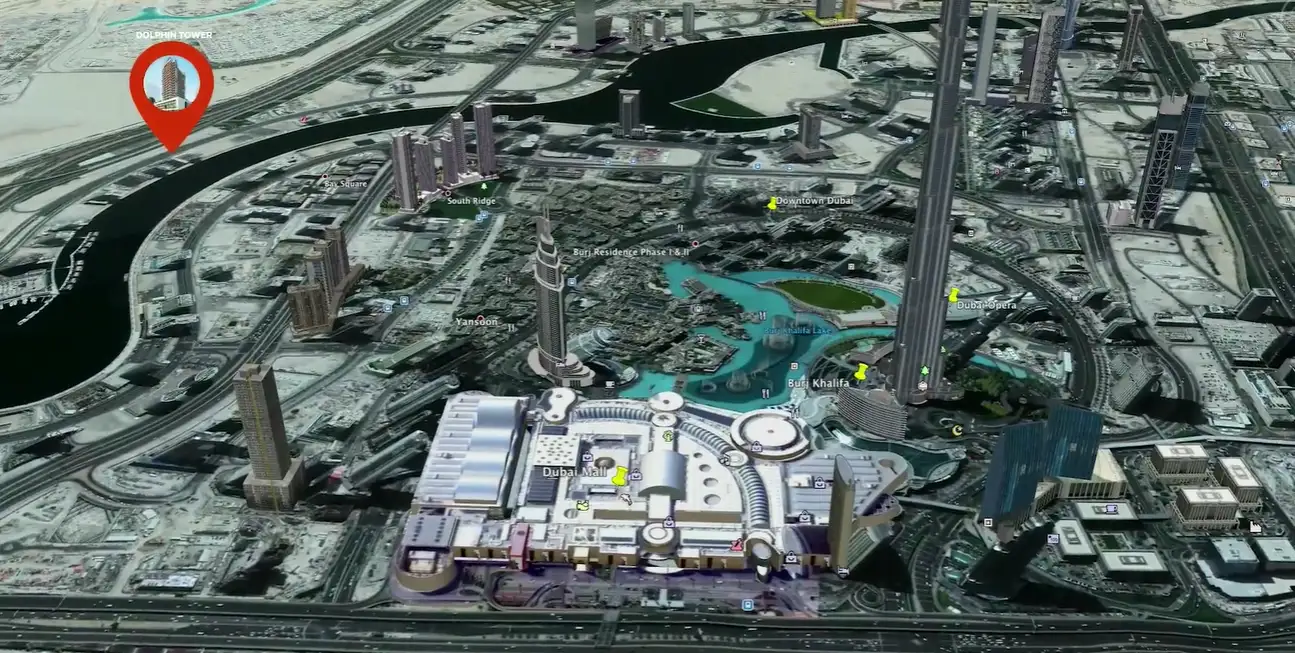 Damac Islands Dubai Location Map
