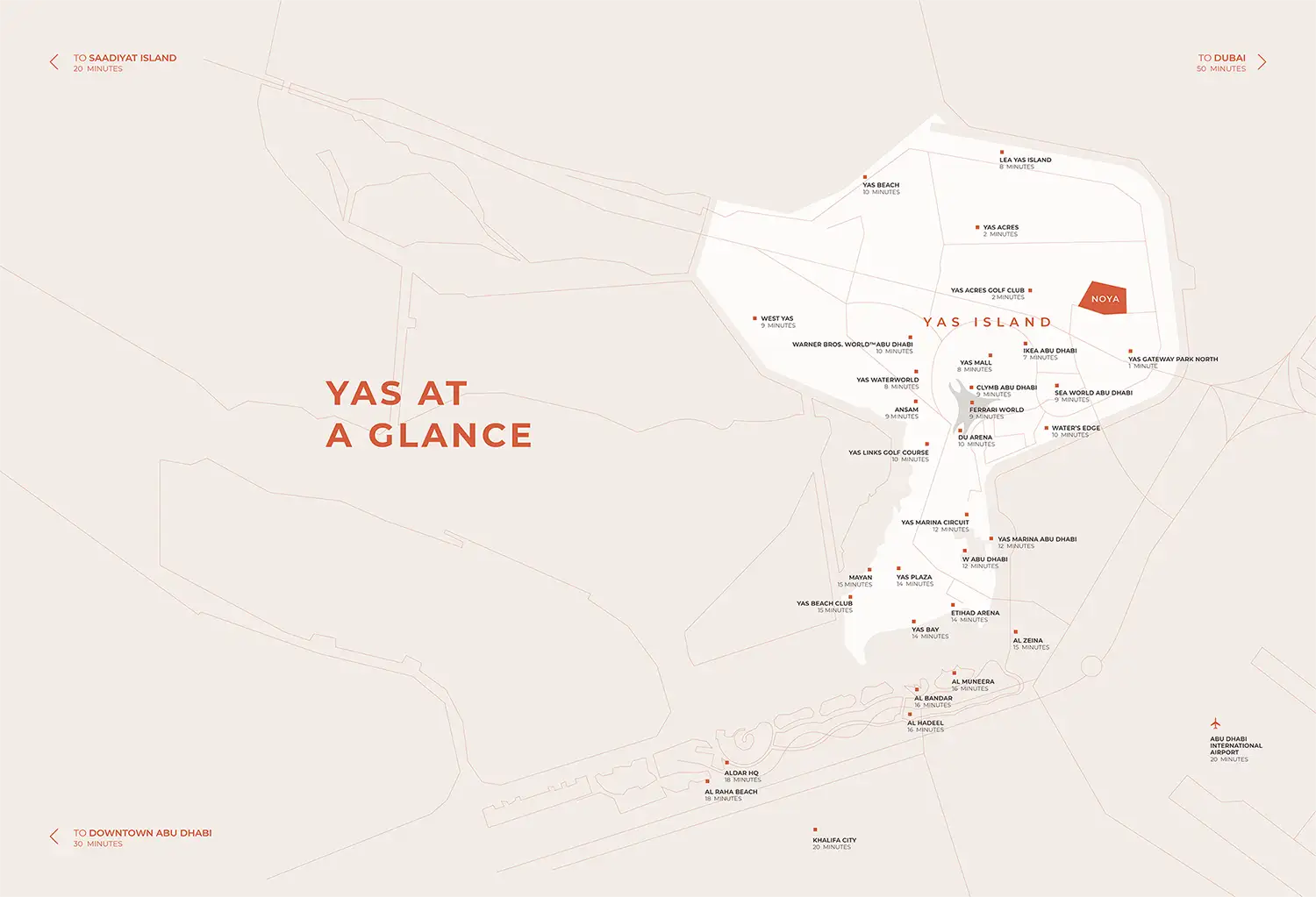 Damac Islands Dubai Location Map