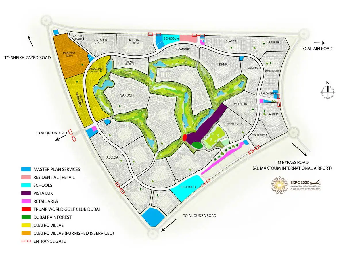 Akoya Cuatro Villas Master Plan