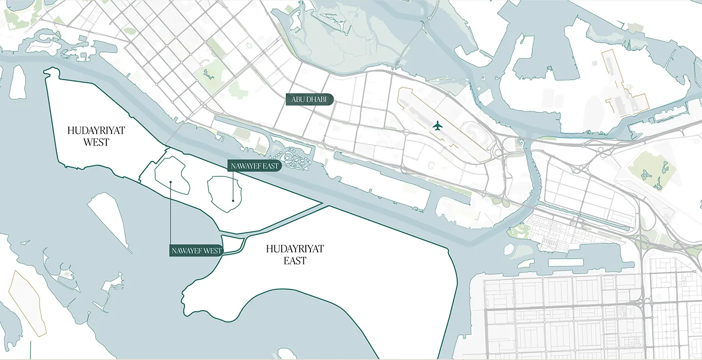 Damac Islands Dubai Location Map