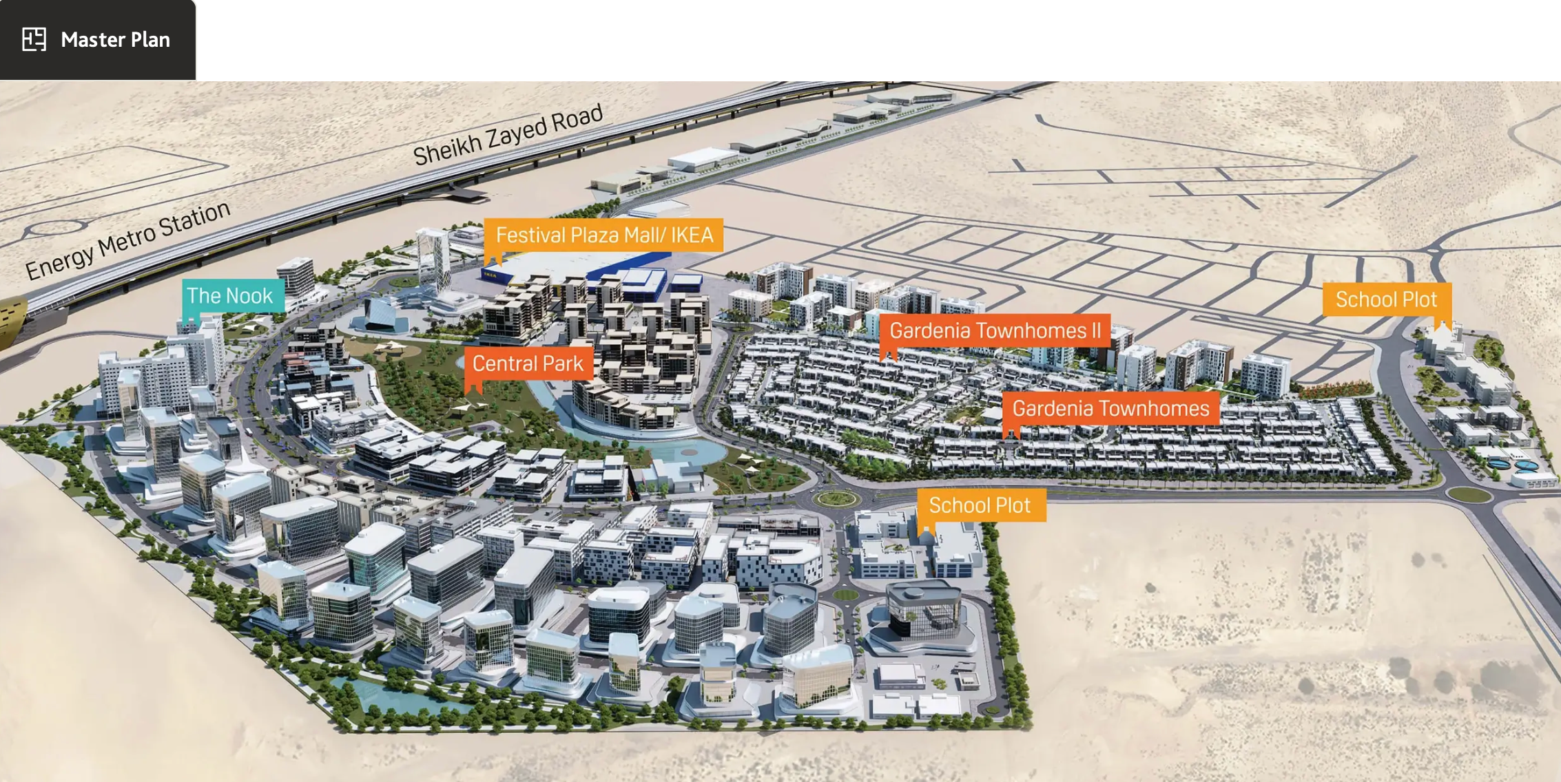 South Garden Wasl West Master Plan