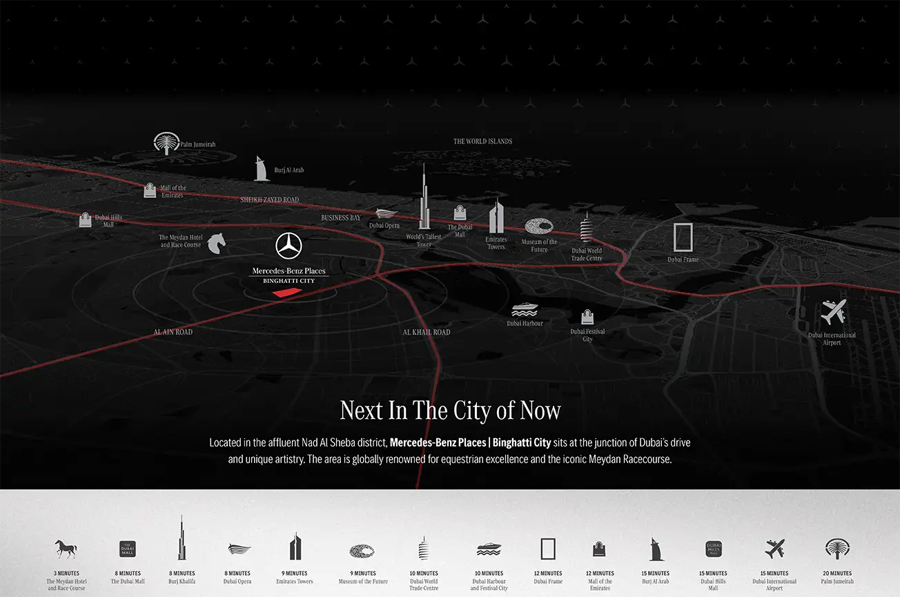 Damac Islands Dubai Location Map