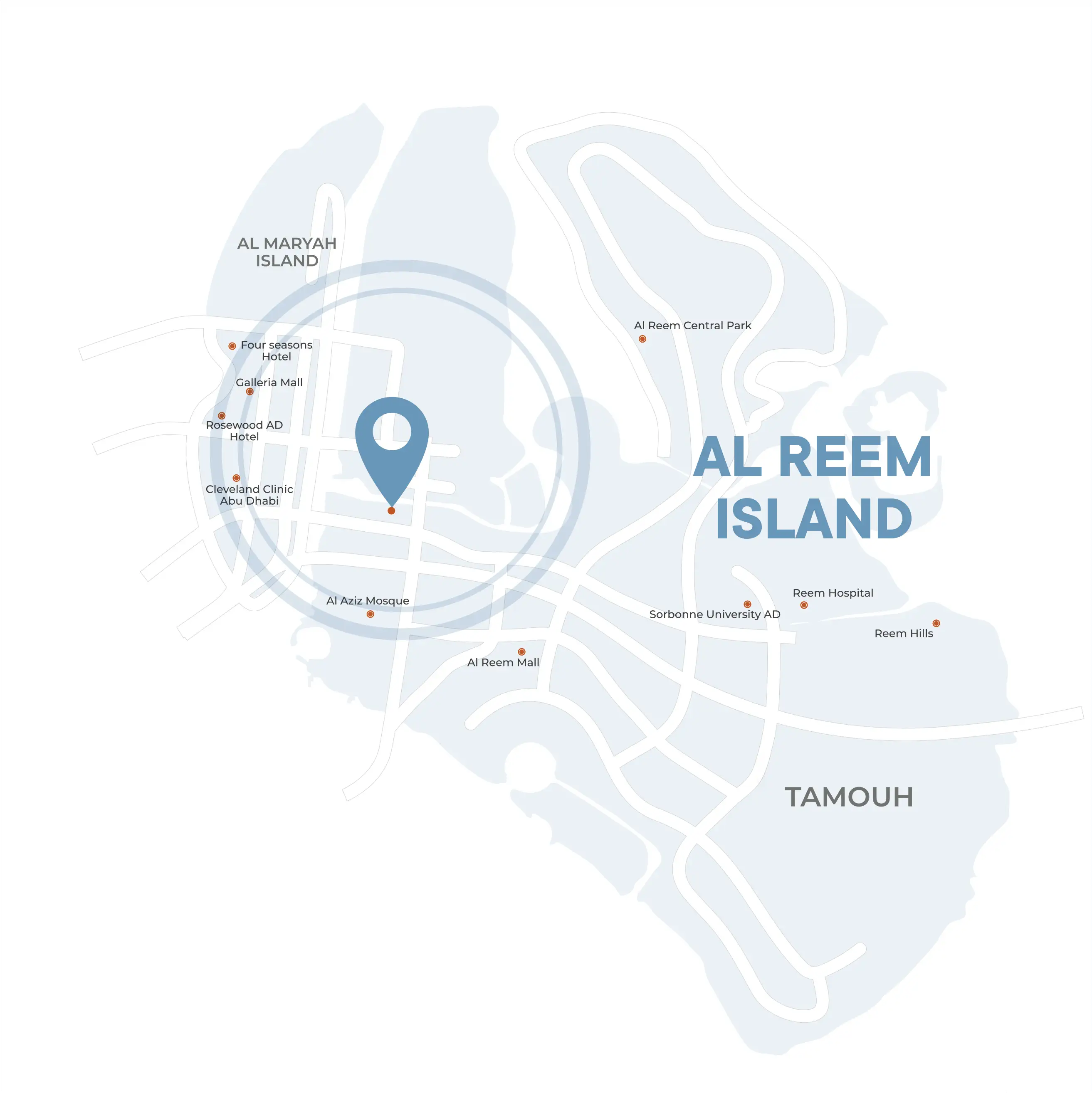 Damac Islands Dubai Location Map