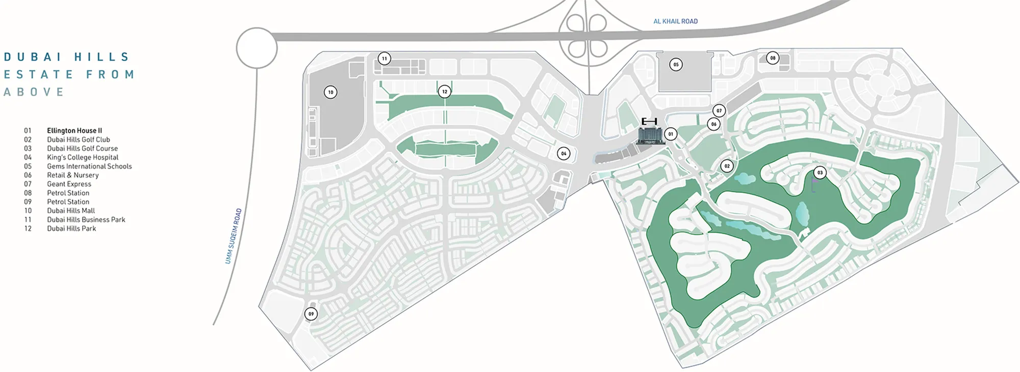 Damac Islands Dubai Location Map
