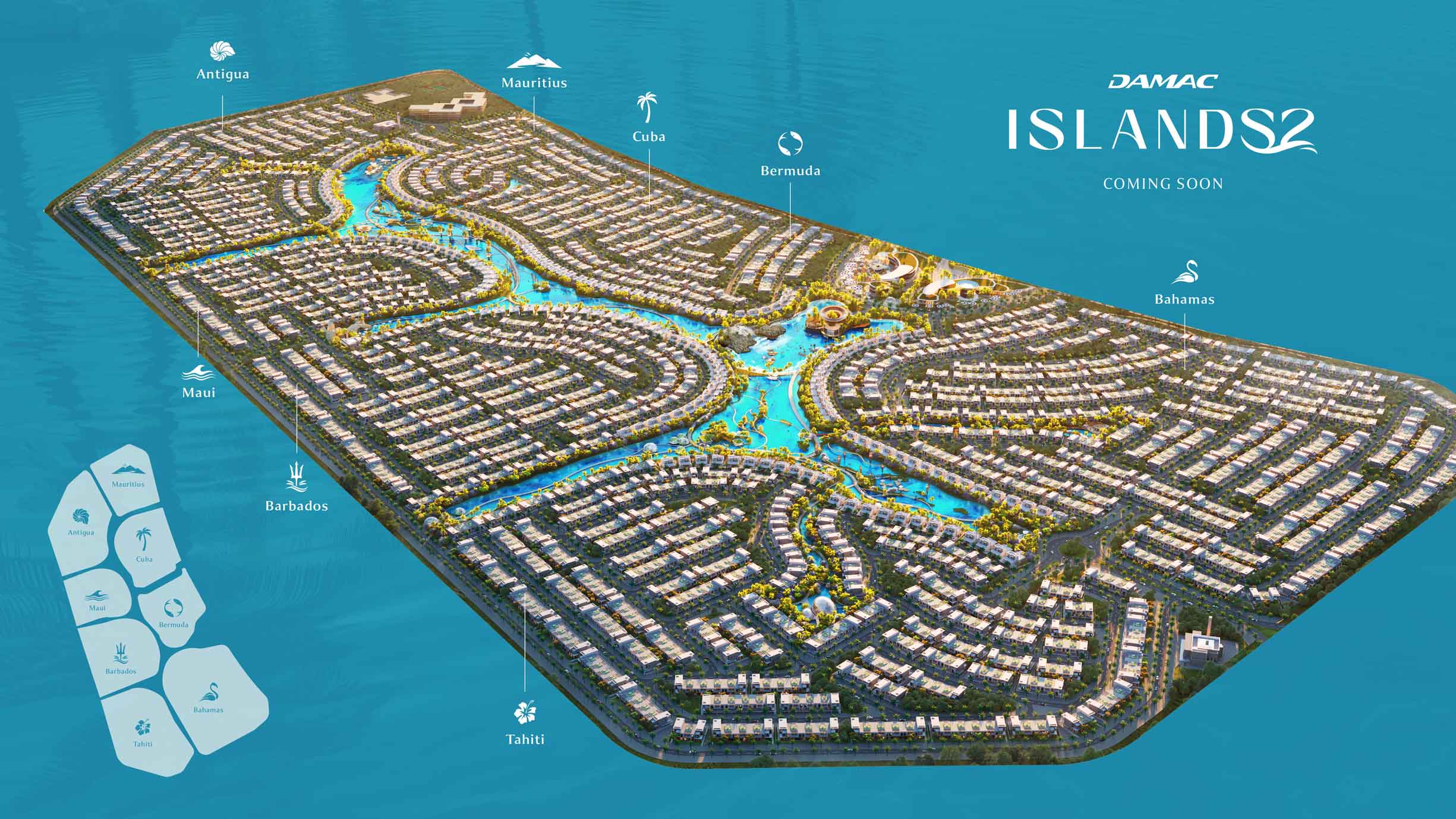 Mauritius at Damac Islands 2 Master Plan