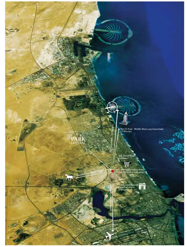 Damac Islands Dubai Location Map