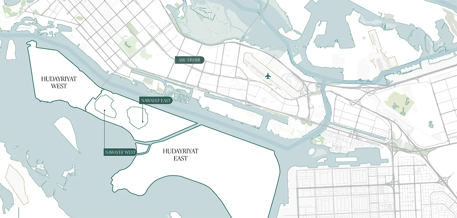 Damac Islands Dubai Location Map