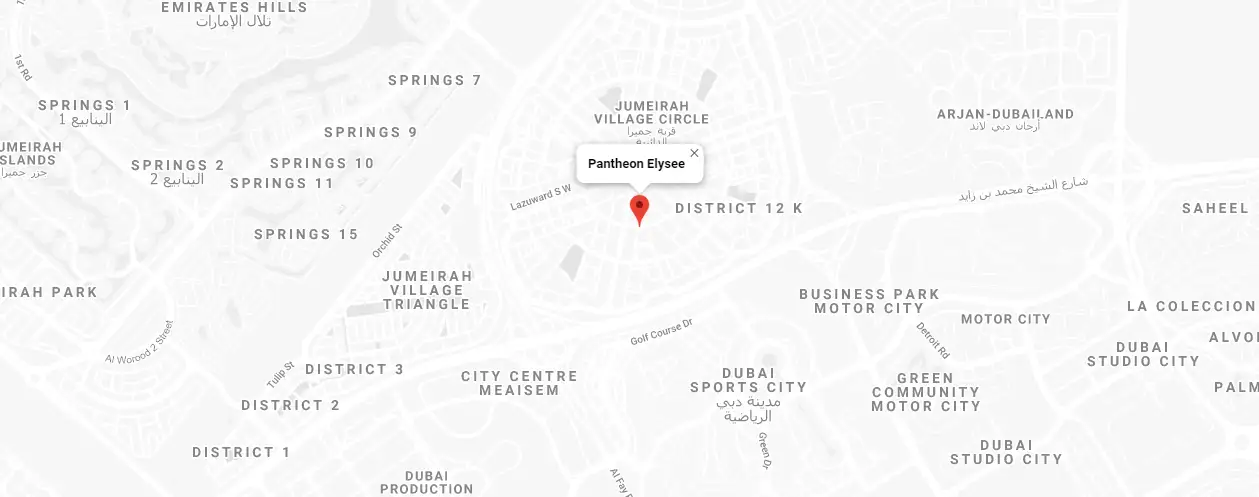 Damac Islands Dubai Location Map