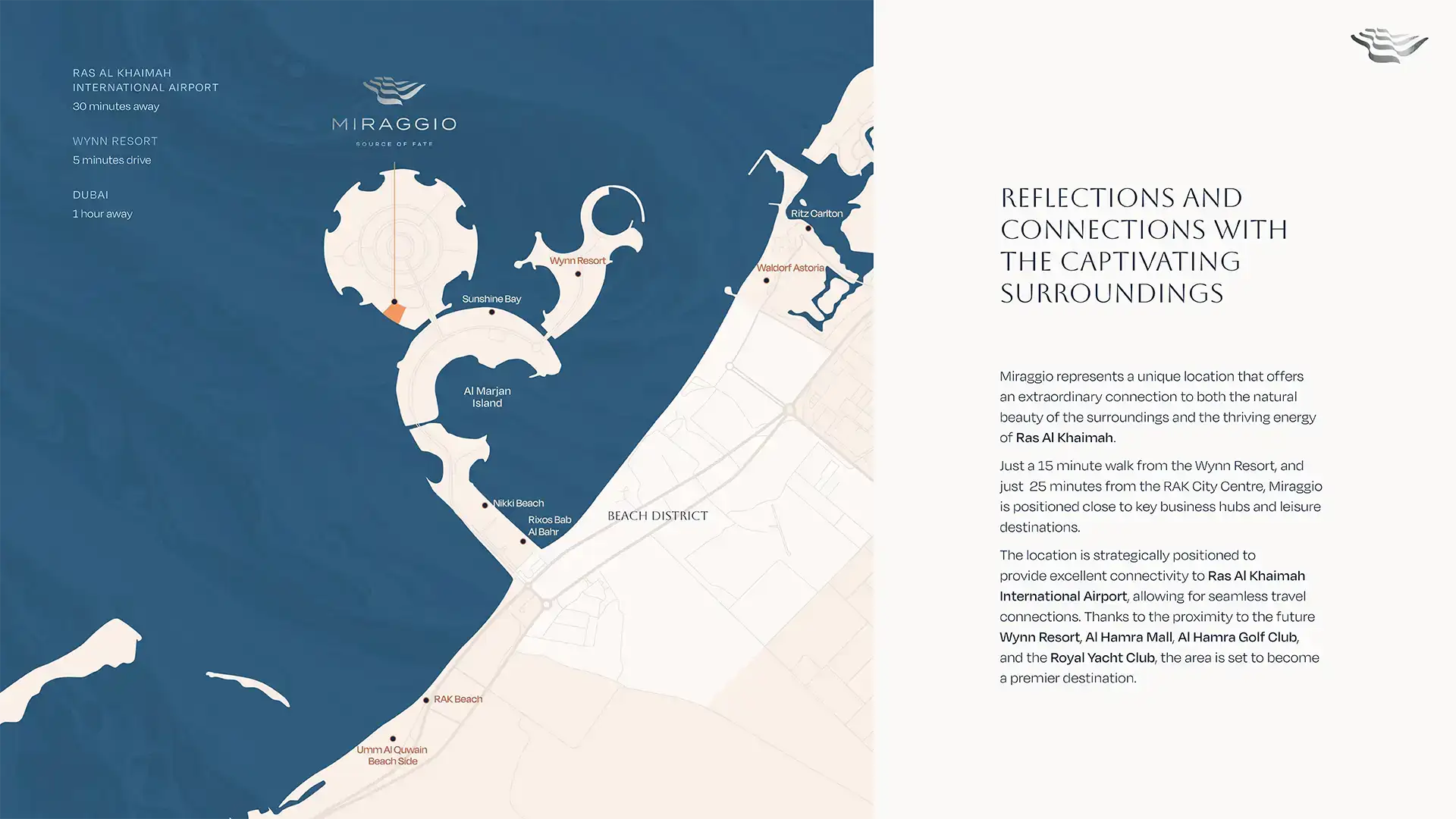 Damac Islands Dubai Location Map