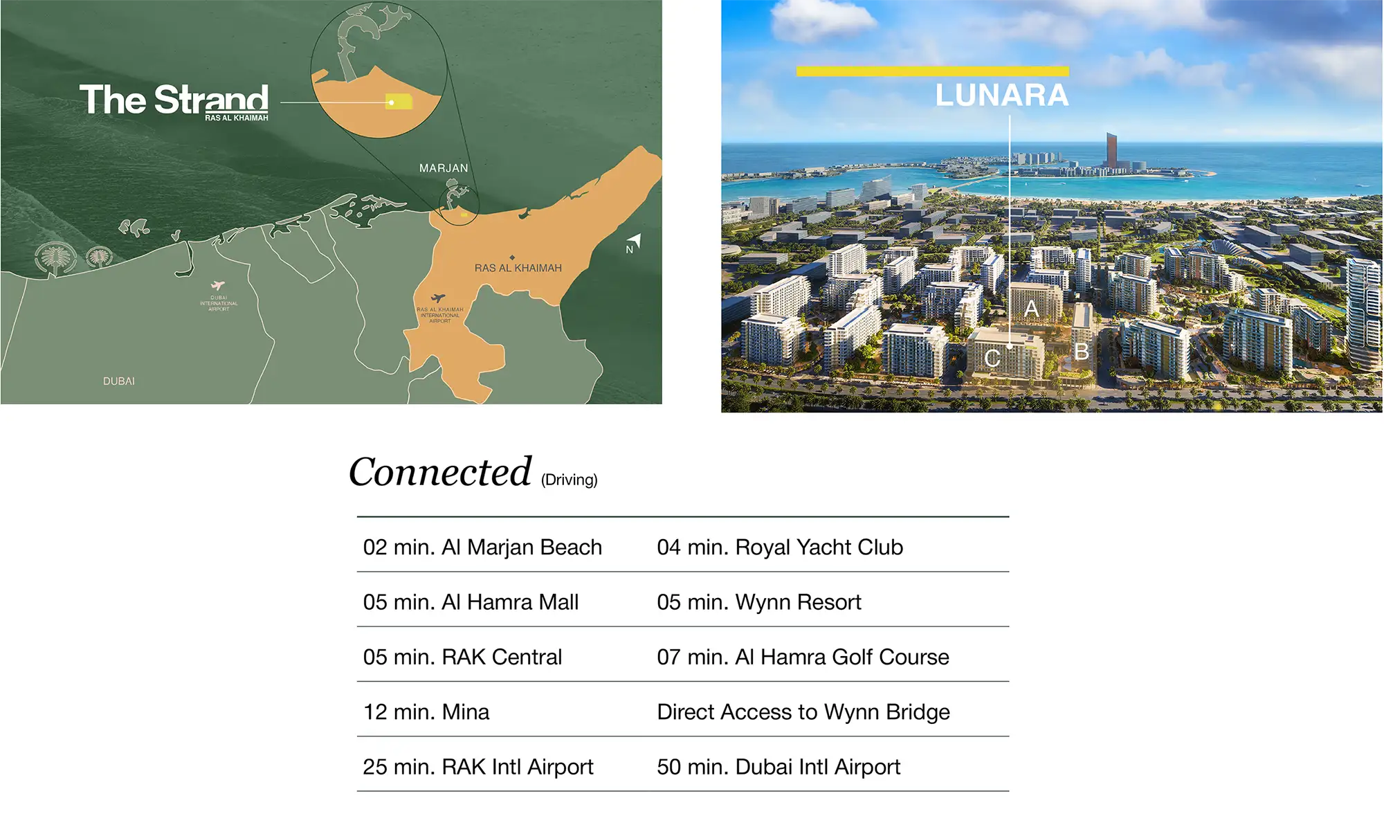 Damac Islands Dubai Location Map