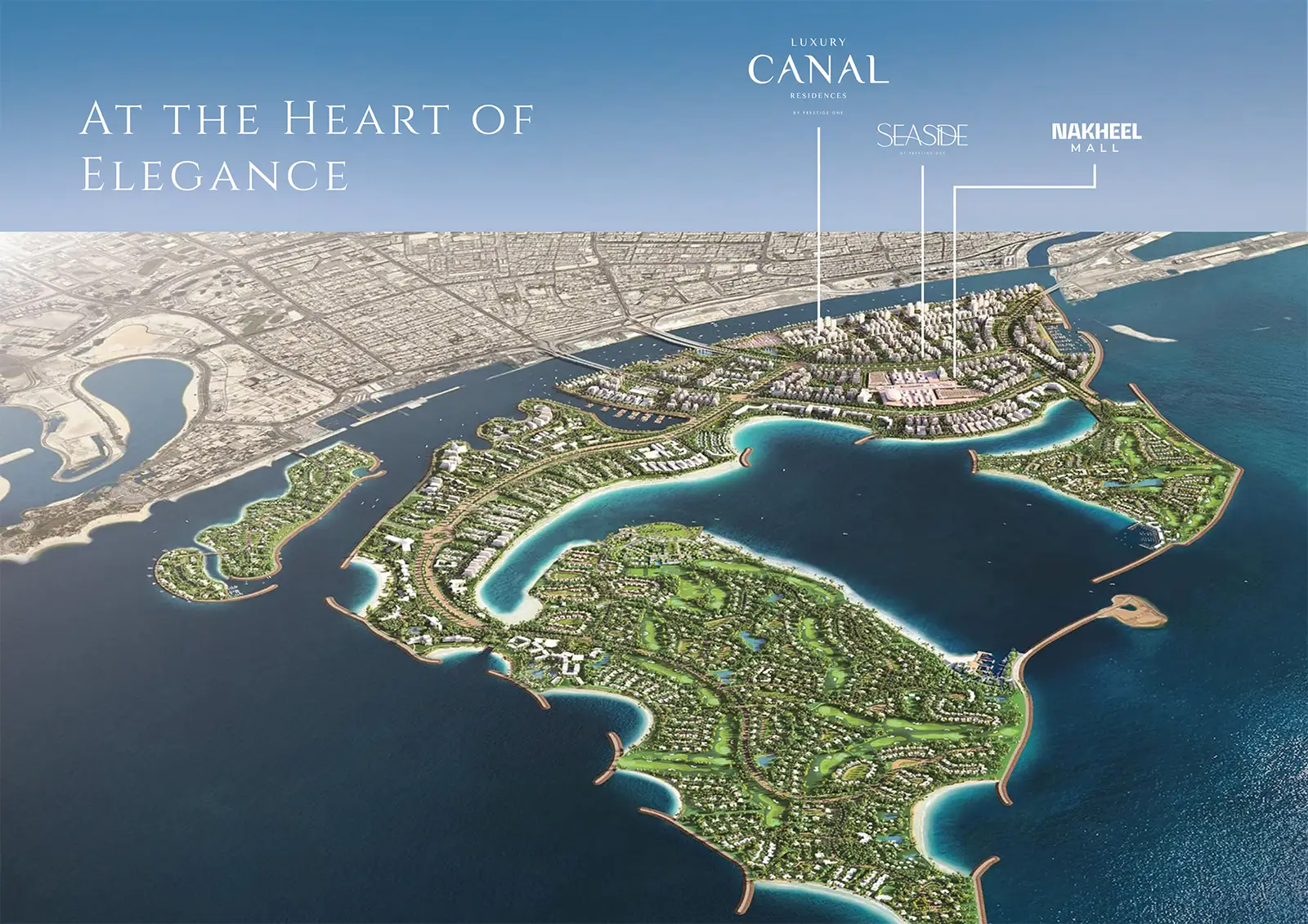 Luxury Canal Residences at Dubai Islands Master Plan