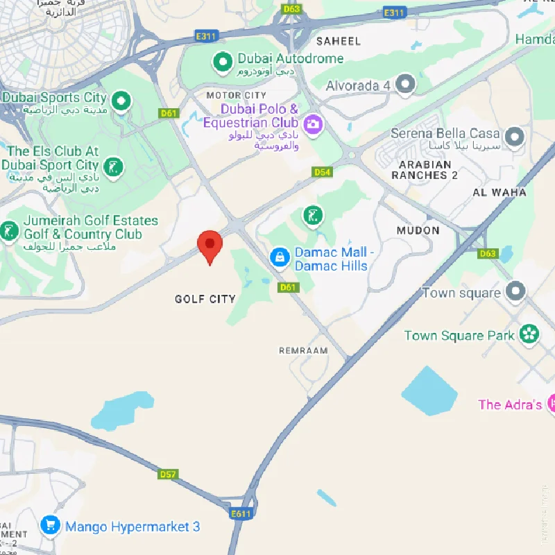 Damac Islands Dubai Location Map