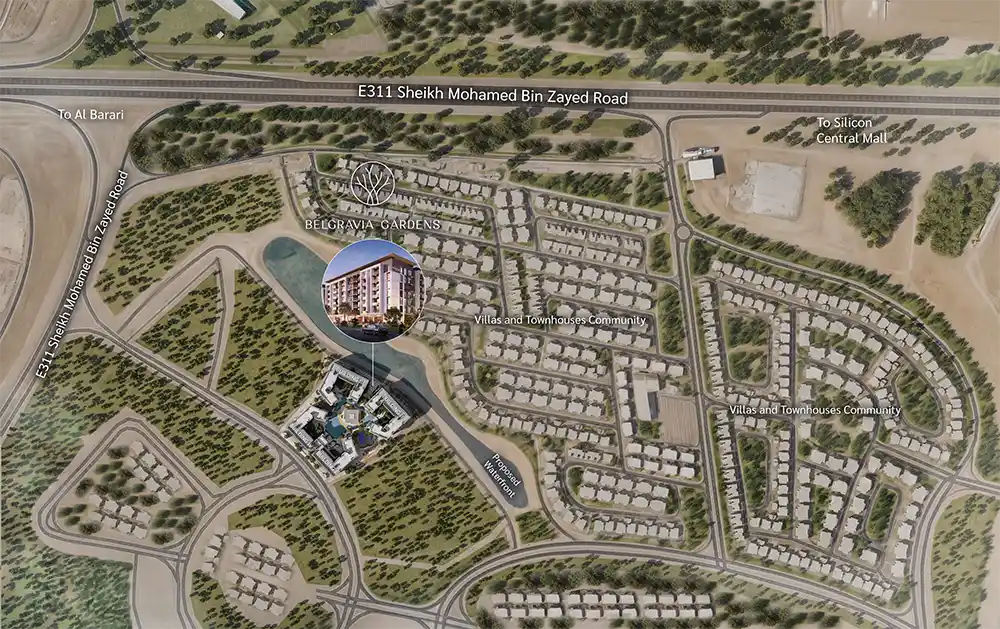 Belgravia Gardens at Dubailand Master Plan