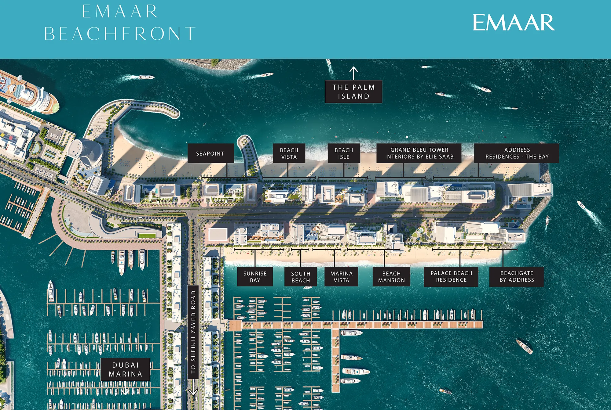 Seapoint Emaar Beachfront Master Plan