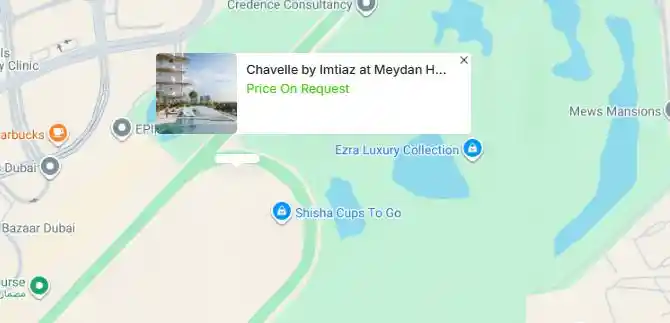 Damac Islands Dubai Location Map