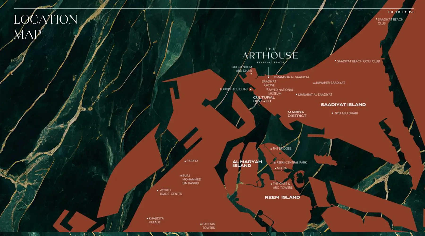 Damac Islands Dubai Location Map