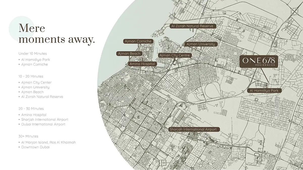 Damac Islands Dubai Location Map