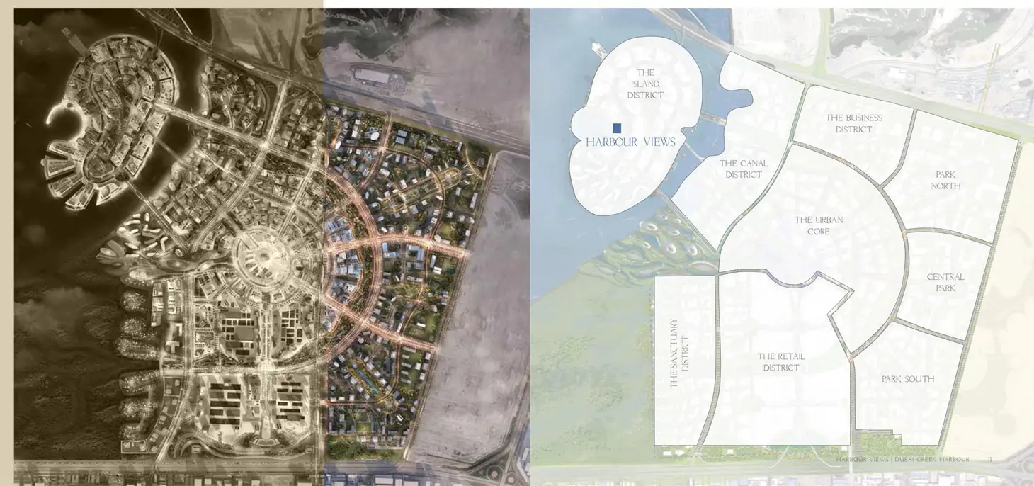 Damac Islands Dubai Location Map