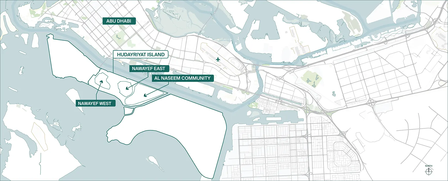 Damac Islands Dubai Location Map