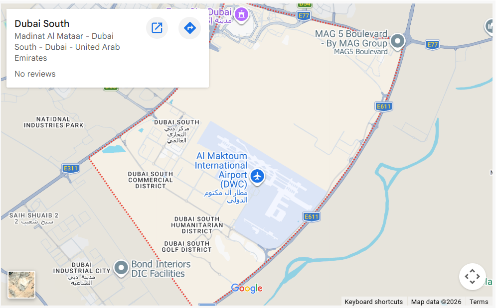 Damac Islands Dubai Location Map