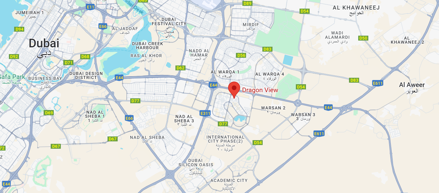 Damac Islands Dubai Location Map