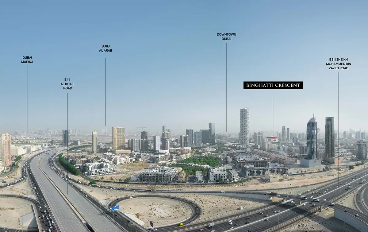 Damac Islands Dubai Location Map