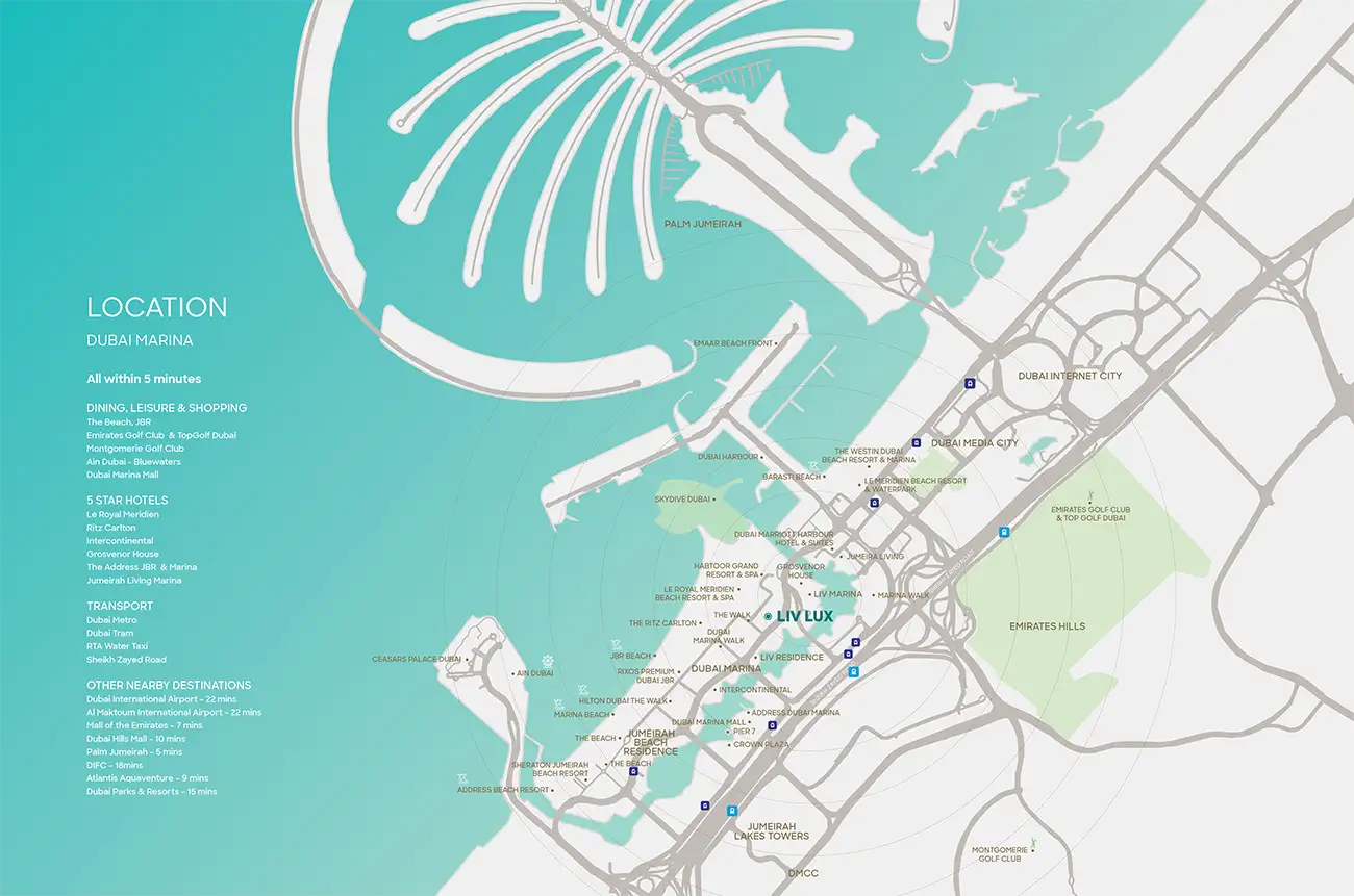 Damac Islands Dubai Location Map
