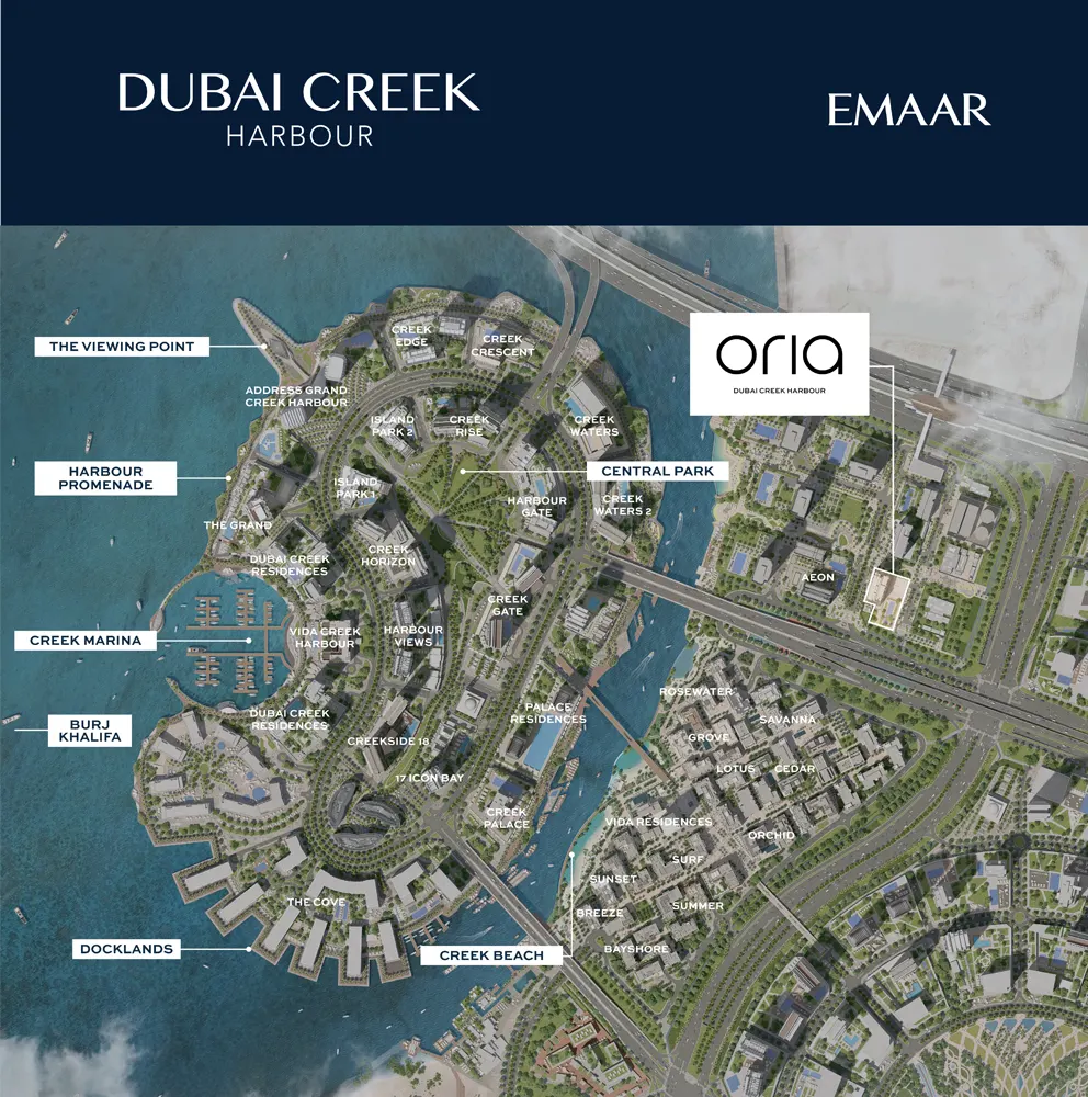 Oria by Emaar Master Plan