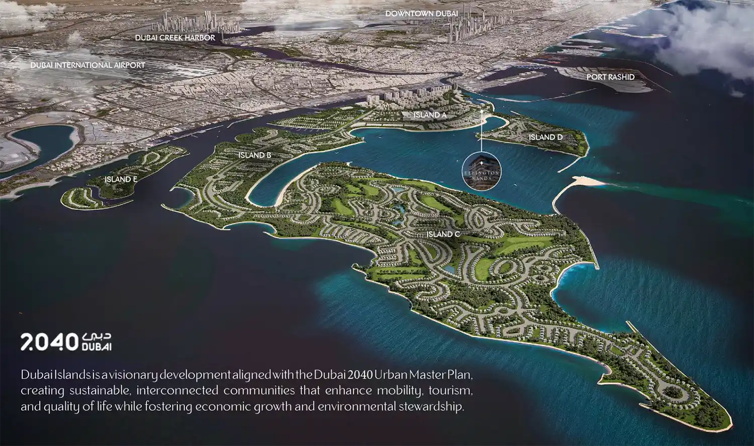 Ellington Sands at Dubai Islands Master Plan