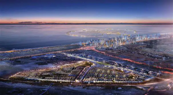 Damac Islands Dubai Location Map
