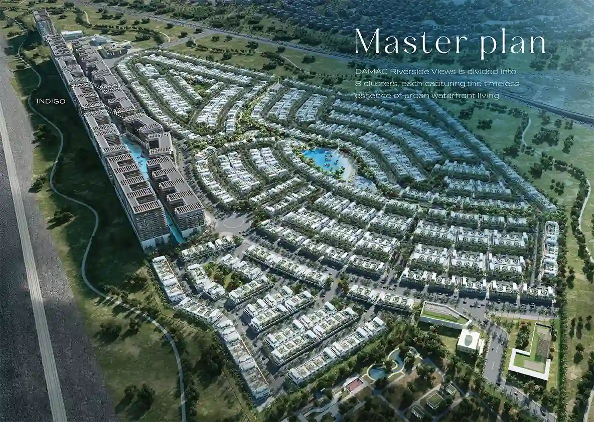 Damac Riverside Views INDIGO 1 Master Plan