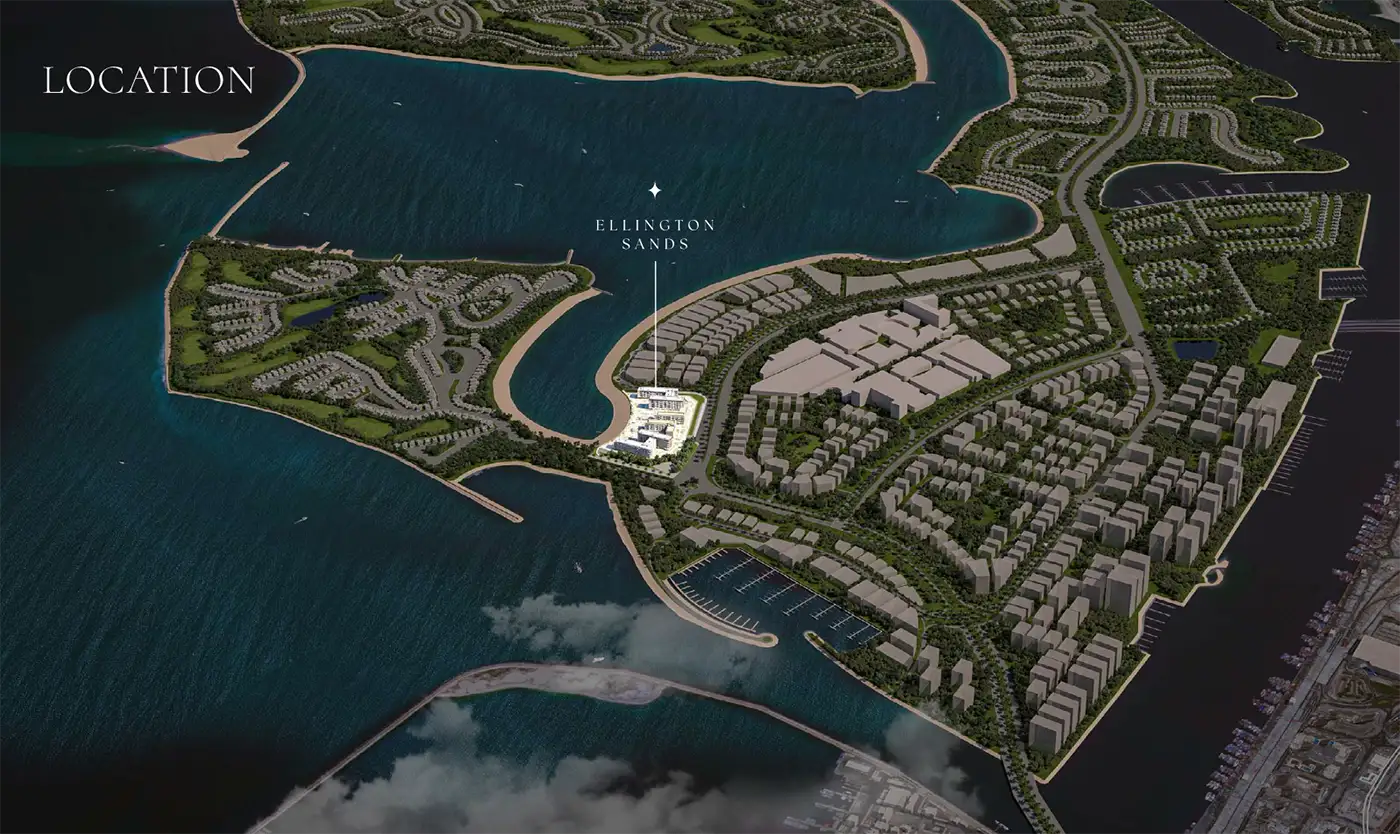 Damac Islands Dubai Location Map